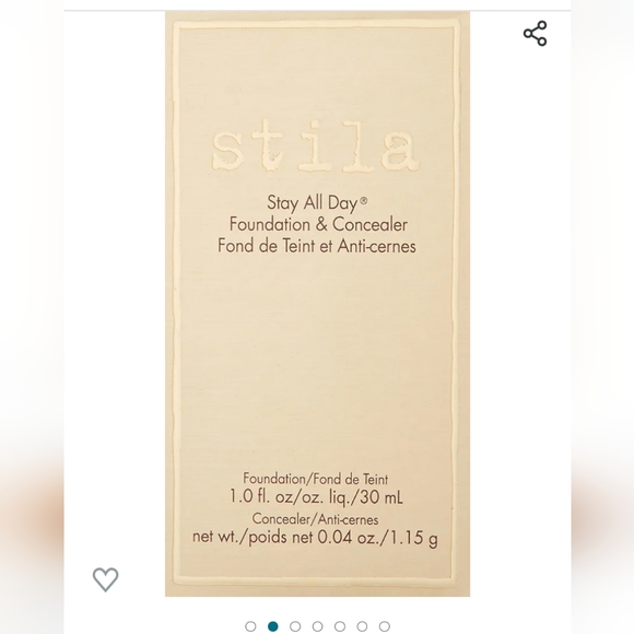 NIB🔥12 Hour Stila 2in1 "Stay All Day" Foundation & Concealer❤️‍🔥Medium - Picture 5 of 12